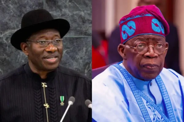 Build democracy that’ll reduce friction – Jonathan tells Tinubu