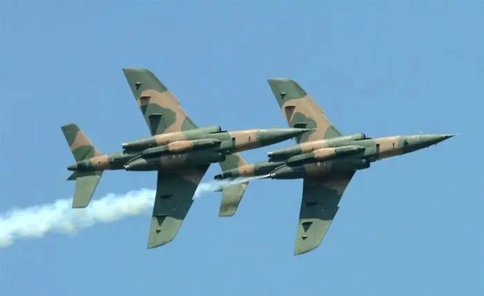 NAF airstrikes destroys terrorists’ camps