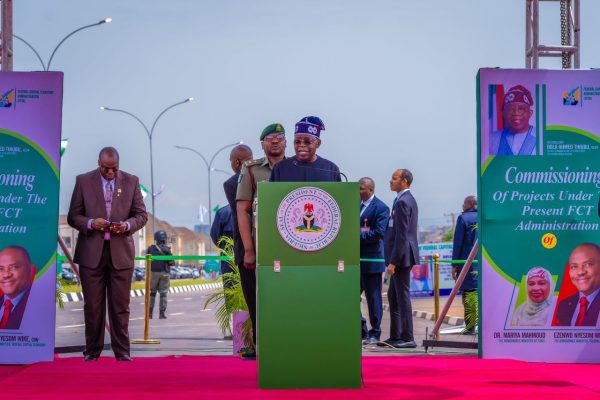 President Tinubu Inaugurates Arterial Road