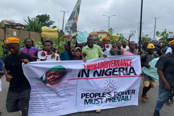 August 1 protests begin in Ibadan